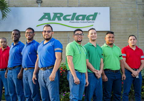 Equipo ARclad Equipo de personas imagen en plano frontal
